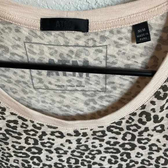 ATM Anthony Thomas Melillo Leopard T-Shirt Dress - Picture 4 of 8